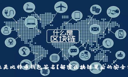 什么是比特币钱包签名？解密区块链背后的安全保障